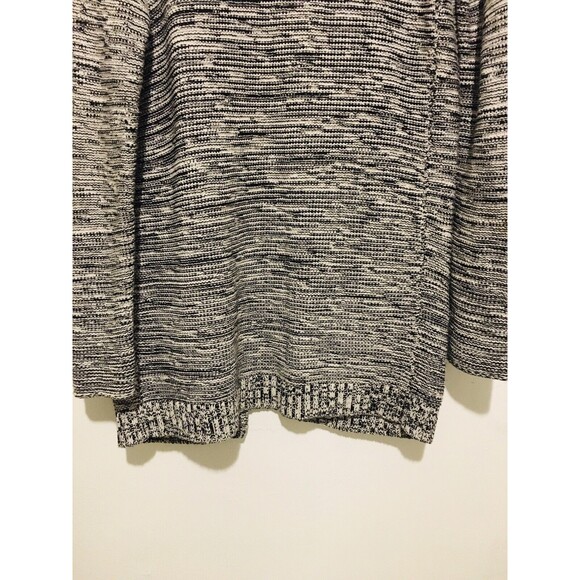 Express Cardigan Long Sleeves Gray Chunky Knit Open Sweater Oversize SP - Picture 10 of 12